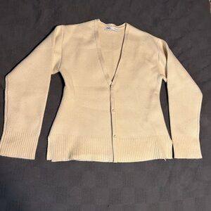 Zara knit beige cardigan